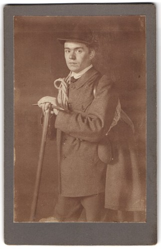 Fotografie junger bergführer - junger,
