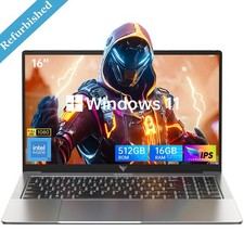 ACEMAGIC AX16 16 Zoll Laptop Intel N97 16GB DDR4 RAM 512GB SSD Notebook BT5 WiFi