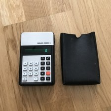 Vintage SILVER-REED 8 Taschenrechner, Calculator Sn.: 255402 !!! Silver reed