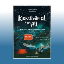 Kekskrümel im All. Wie groß