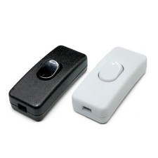 Schnurschalter schwarz weiß