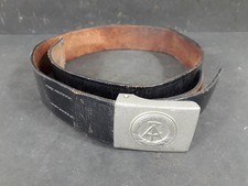 Ledergürtel NVA schwarz 