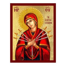 Ikone Maria Der Sieben