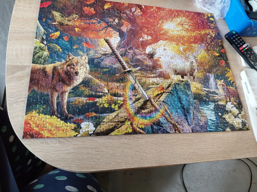 500 teile ravensburger puzzle - teile,