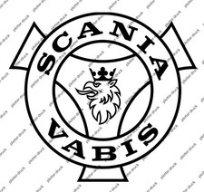 Dekor aufkleber scania vabis - scania,
