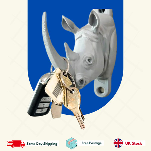 Stilvoller nashorn wandhaken - stilvoller,