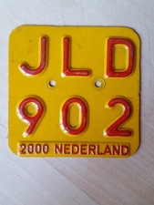 Mofa Moped Oldtimer Nummernschild Holland Niederlande 2000 gebrauchter Zustand !