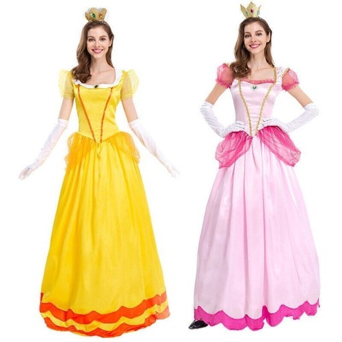 Prinzessin cosplay peach - peach, kleid