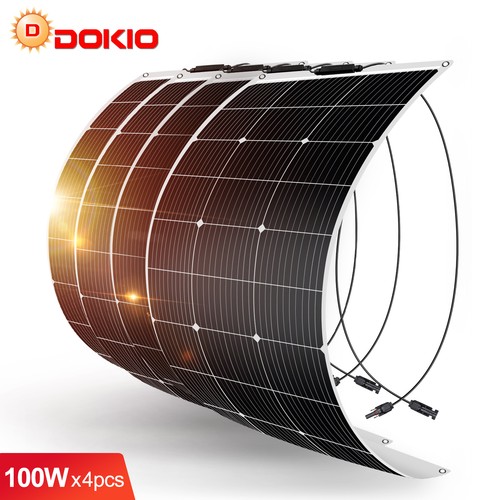 Dokio solarpanel 400w flexibel - 400w,