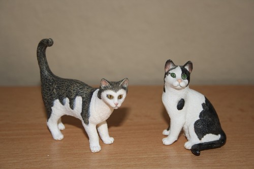 Schleich 2 katzen - 2,