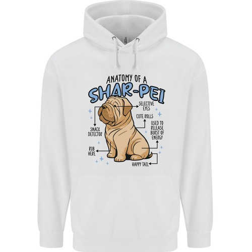 Awdis shar pei hoodie - hoodie, kinder
