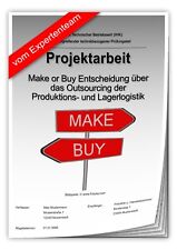 Projektarbeit Technischer Betriebswirt TBW & Präsentation IHK Make or Buy