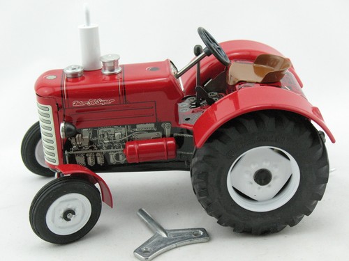 Blechspielzeug traktor zetor - blechspielzeug,