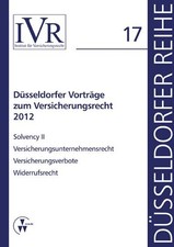Düsseldorfer Vorträge zum Versicherungsrecht 2012 Dirk Looschelders