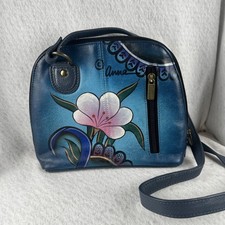 ANUSCHKA Blue Floral Hand