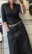 H&M SCHWARZE DREIVIERTELARM