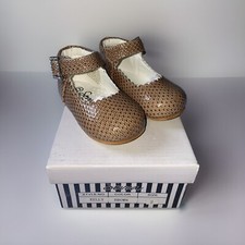 BABY MÄDCHEN LACK MARY JANE SCHLANGENSCHUHE UK 2 SPANISCHER STIL WANDERSCHUHE