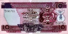 Solomon Islands 10 Dollar 1986