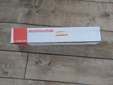 neoLab® Alufolie 100 m lang 60 cm breit 0,021 mm stark Aluminiumfolie Labor