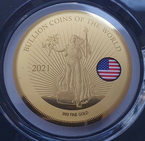 Usa gold eagle librrty lady - gold,