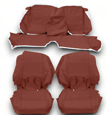 Sitzbezüge Bezüge für BMW 3er-Reihe E46 Cabrio dunkelrot