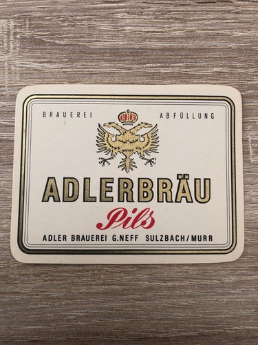 Bieretikett adler brauerei - bieretikett, adler-brauerei