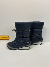 Lacoste Arbonne Damen Ski Schnee Stiefel Blau Größe UK 6 EUR 39,5 US 8 Winter Warm
