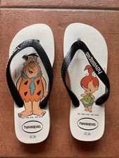 Havaianas Flip Flops Damen creme Fred Feuerstein Pebbles Gr 39-40