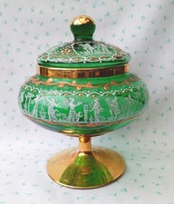 Vintage grüne Bonboniere