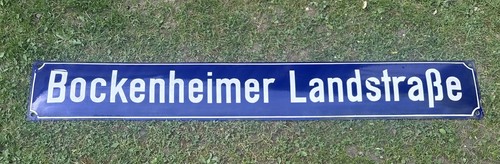 Altes emailleschild - altes,