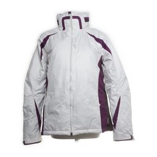 Alpine, Skijacke, Damen, Größe: 38, Weiß/Mehrfarbig, Polyester -kCn