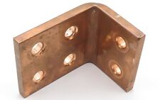 Flachkupfer Flachmaterial 90° Winkel Breite 80mm Stärke 10mm Innen 90x60mm