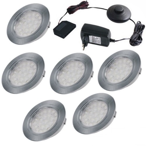 Led einbau möbelleuchte oval - led,