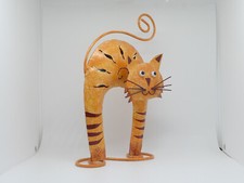 Katze Gartenfigur Metall