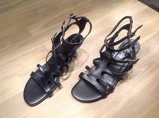 Roland Damen Sommer Schuhe Gr. 40 Echte Leder Schwarz