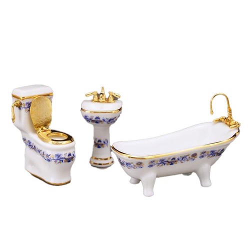 Badezimmer set puppenhaus - badezimmer-set,