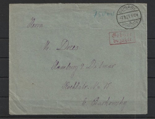 Deutsches reich gebühr - deutsches,