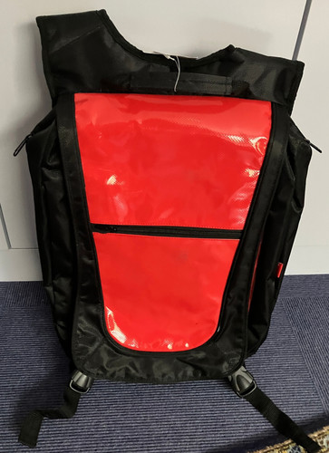 Ungenutzter rucksack schwarz - ungenutzter, rucksack,