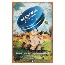 Blechschild nivea creme - nivea,