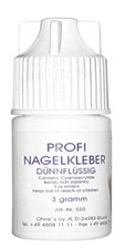 Nagelkleber Tipkleber 3 g Profi Kleber Kunstnägel Tips extra stark Nail Glue