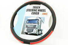 WOW Lenkradhülle rot-schwarz 44 45 46 cm  Lenkradschoner LKW Lenkradbezug 