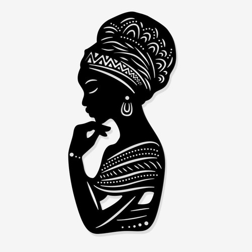 Afrika frau metall - afrika,