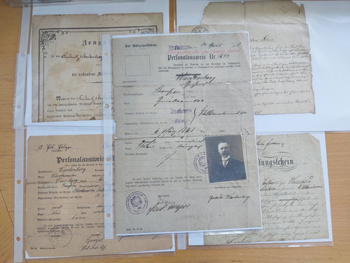 Konvolut ausweis - konvolut,