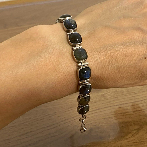 Silber gliederarmband - silber,