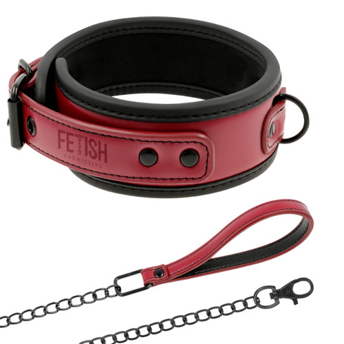Bdsm veganes leder halsband - veganes,