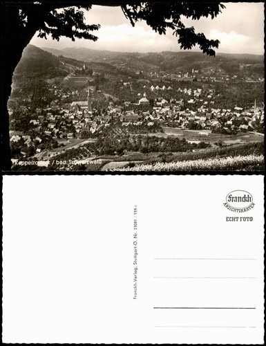 Ansichtskarte kappelrodeck - ansichtskarte,