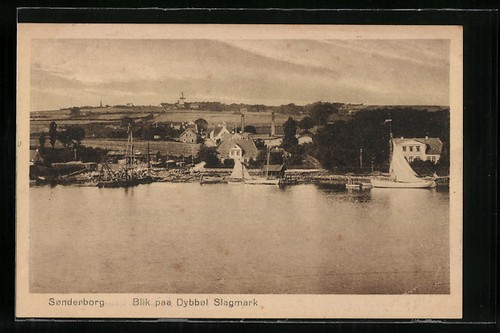 Ansichtskarte sonderborg blik - sonderborg,,