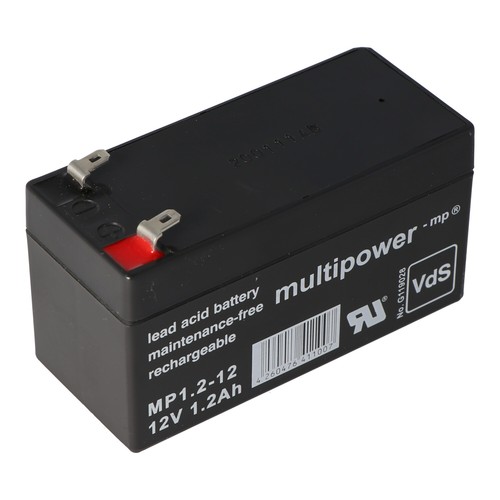 Multipower mp1 blei akku - mp1.2-12,