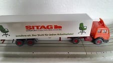 Wiking  1: 87  MB 1626 S  Koffersattelzug    " SITAG "   Bürositzmöbel
