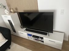 wohnwand weiß hochglanz modern